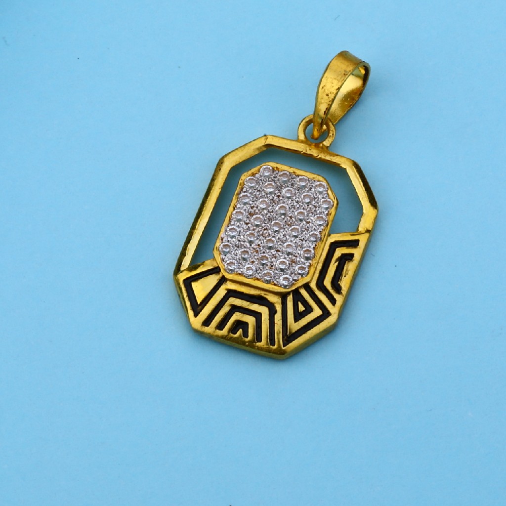 916 Gold Stylish Cz Pendant LFP50