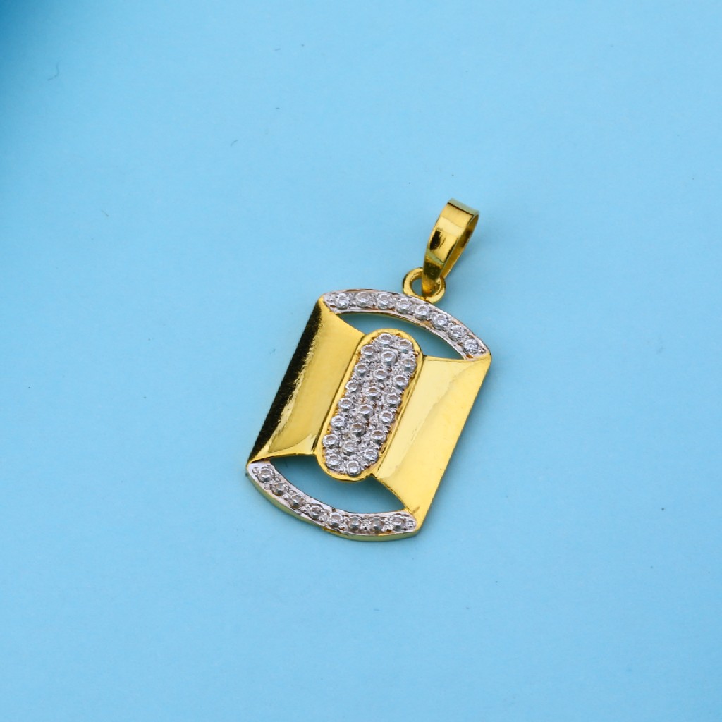 22ct Gold Cz Fancy Pendant LFP59