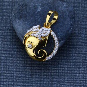 916 God Cz Diamond Pendant GP85