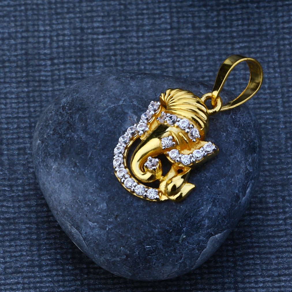 22kt Gold Design God Pendant GP95