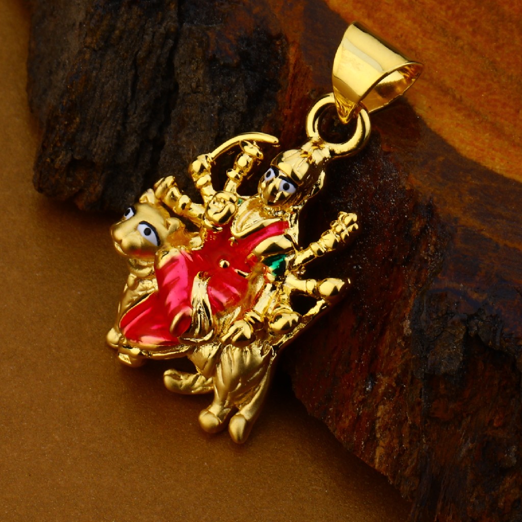 18kt Gold Men Hollow Fancy Pendant HLP112