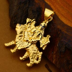 18kt Gold Designer Mens Pendant HLP114