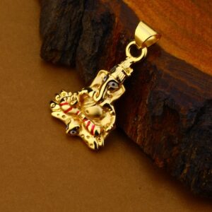 750 Gold Designer Pendant For men HLP115