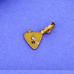 916 Angry Bird Gold pendant KP01