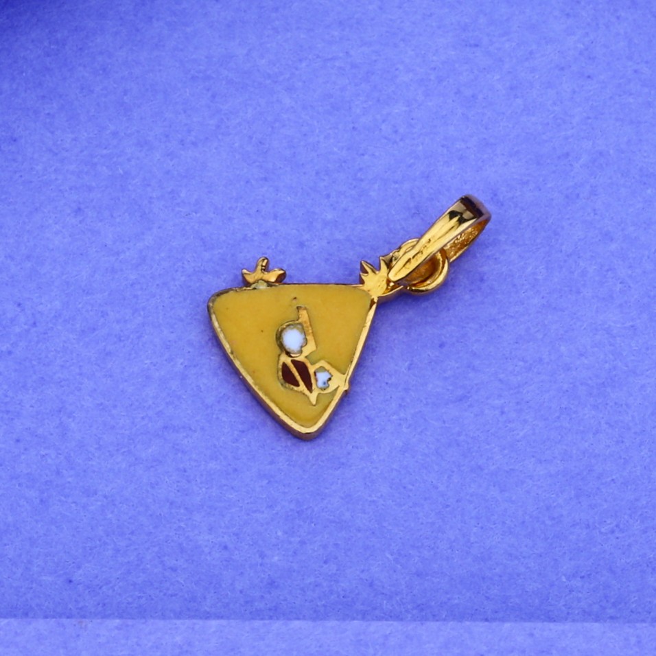 916 Angry Bird Gold pendant KP01