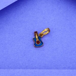 916 Gold Guitar Design Pendant KP09