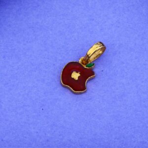 22ct Gold Apple Design Pendant KP13