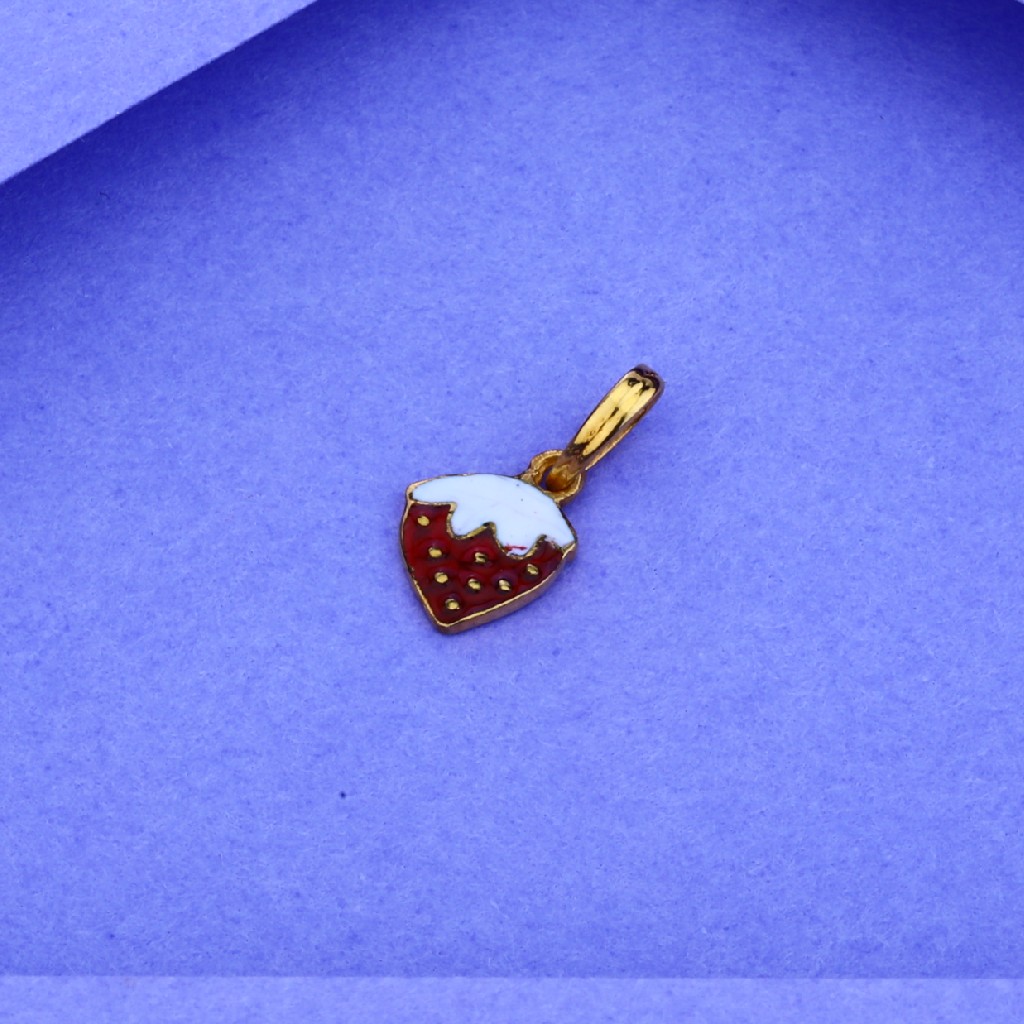 22ct Strawberry Design Pendant KP16