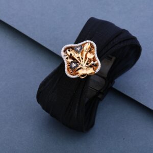18ct Exclusive Leather Fancy Bracelet LLKB08