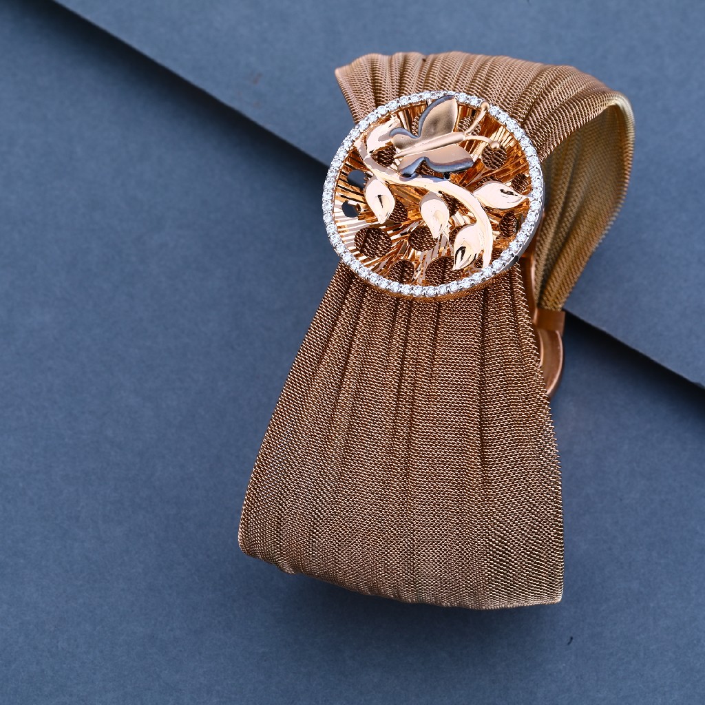 750 Rose Gold Exclusive Fancy Kada LLKB32