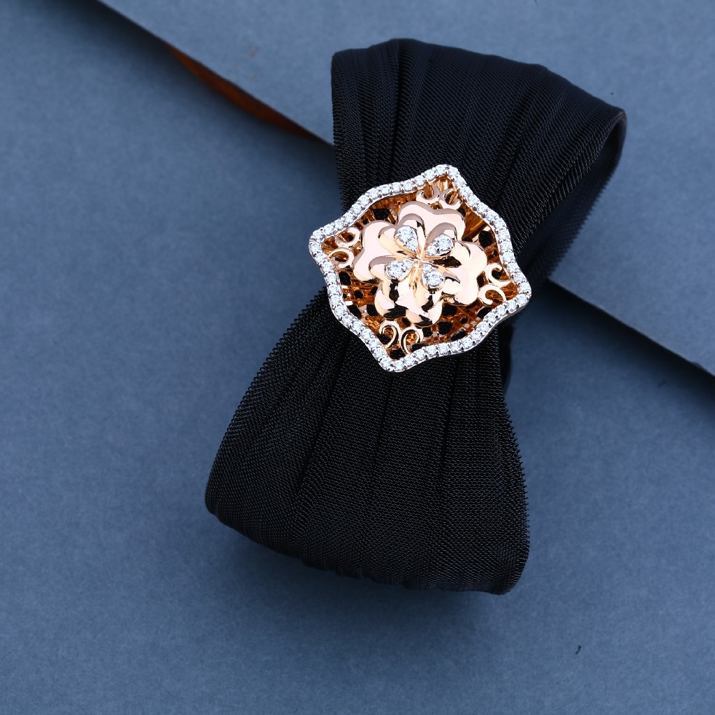 18ct Rose Gold Classic Kada Bracelet LLKB35
