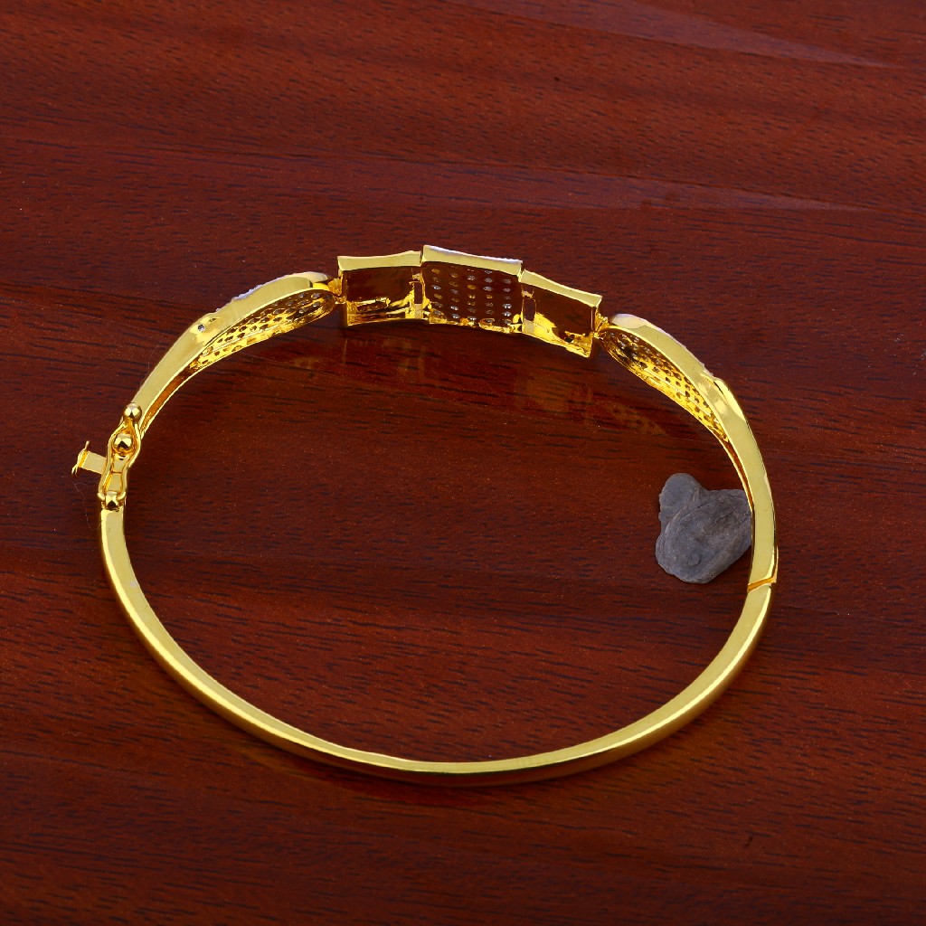 750 Gold Exclusive Stylish Kada LKB77 - Image 2