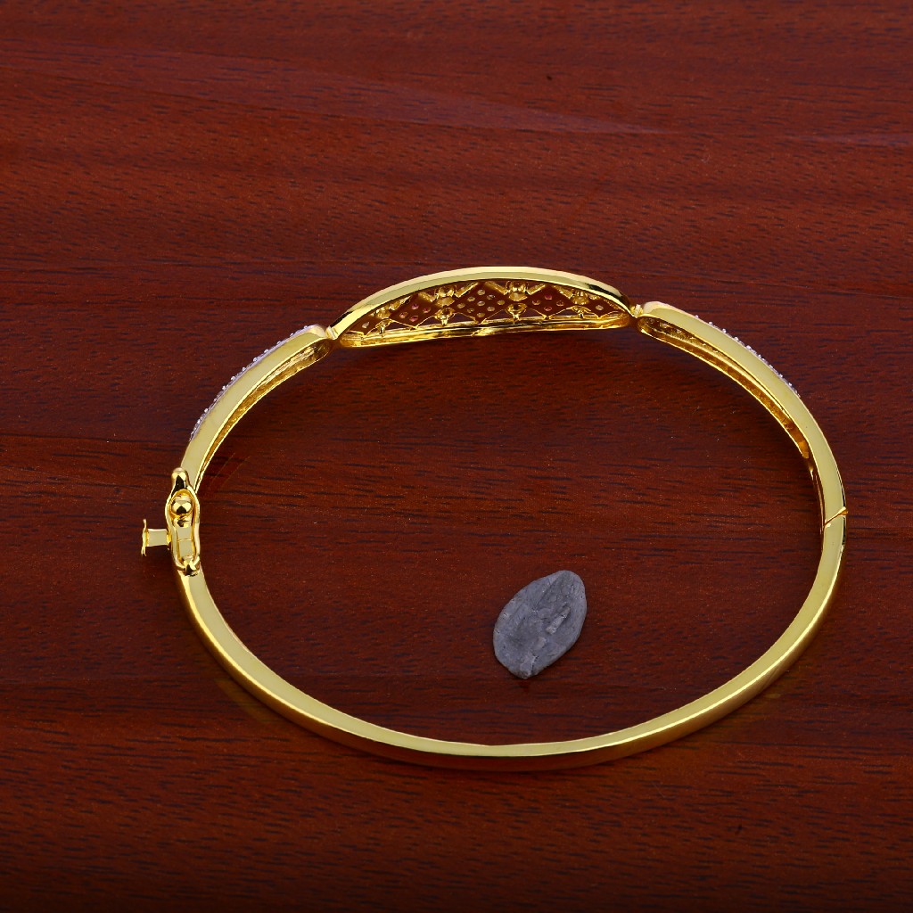 750 Gold color Stone Cz Kada LKB82 - Image 2