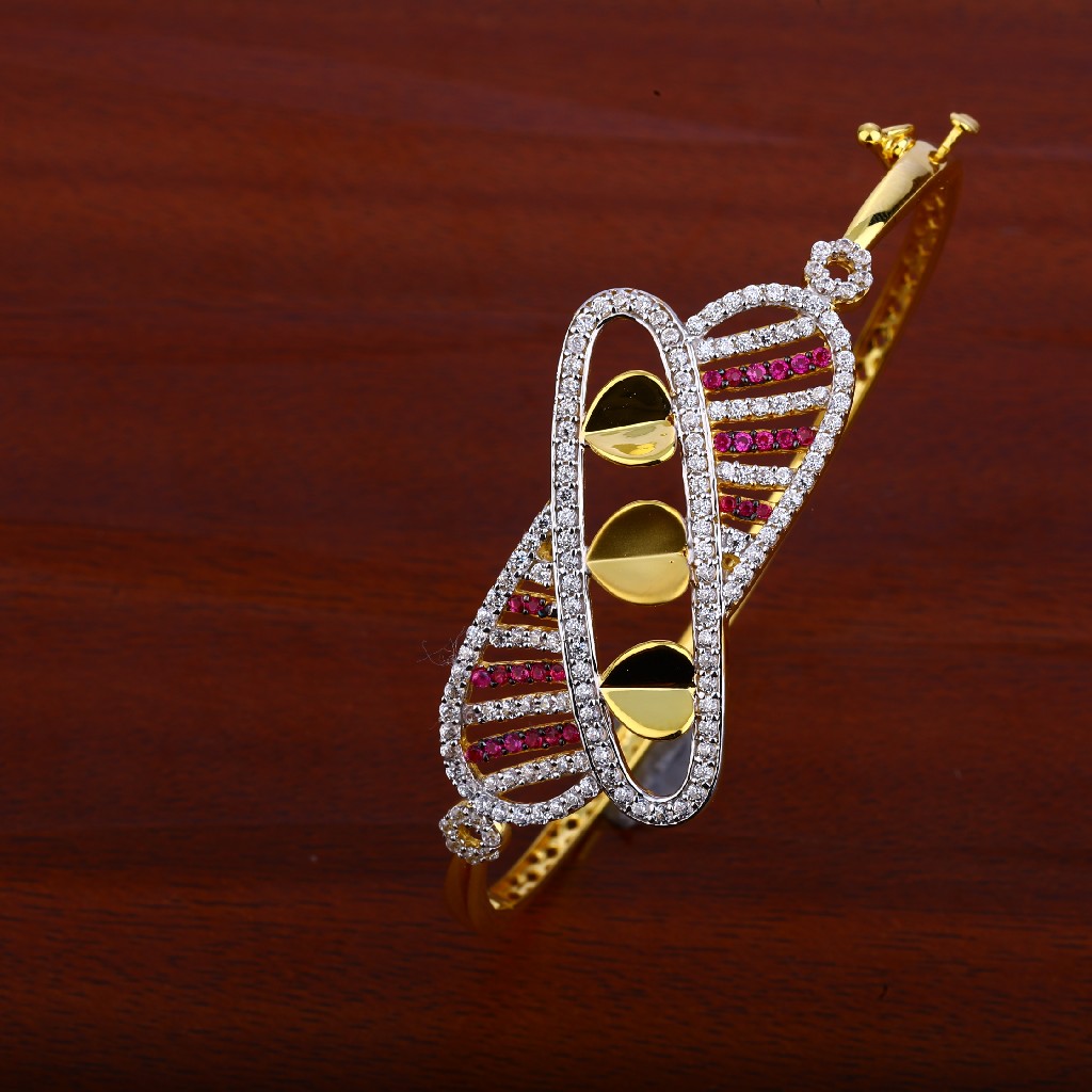 18ct Gold Ladies Kada Bracelet LKB83