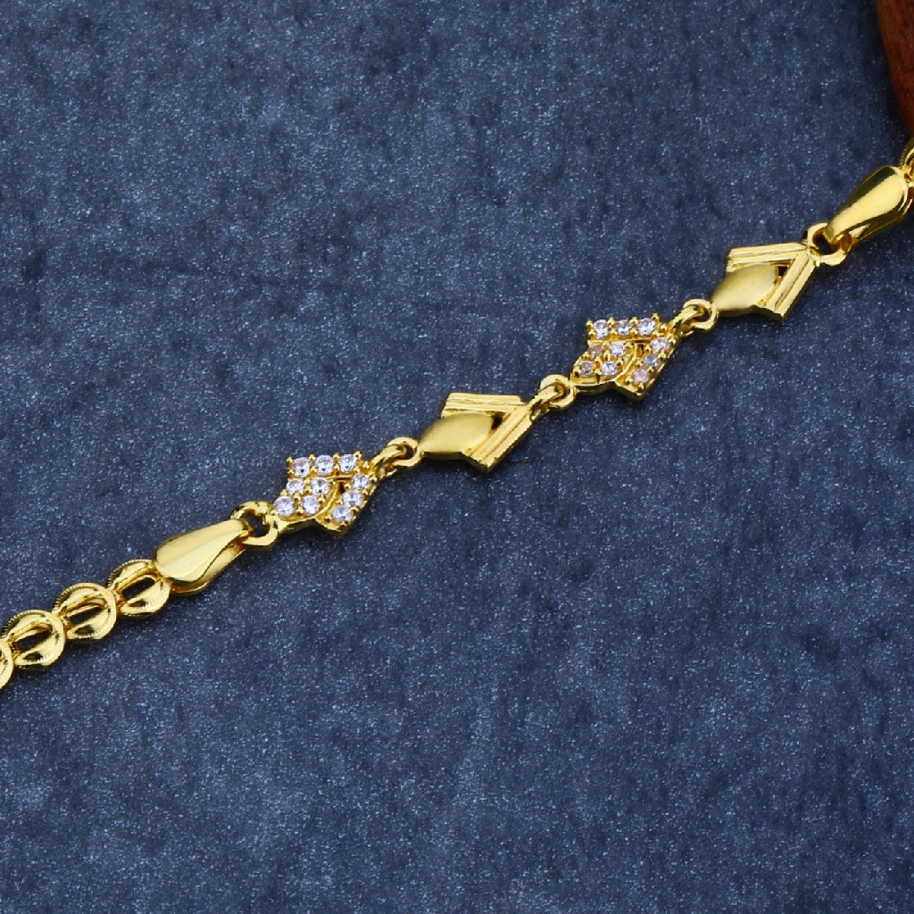 916 Gold Cz Bracelet LPBR01 - Image 2