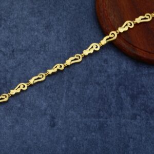 916 Gold Exclusive Plain Bracelet LPBR17