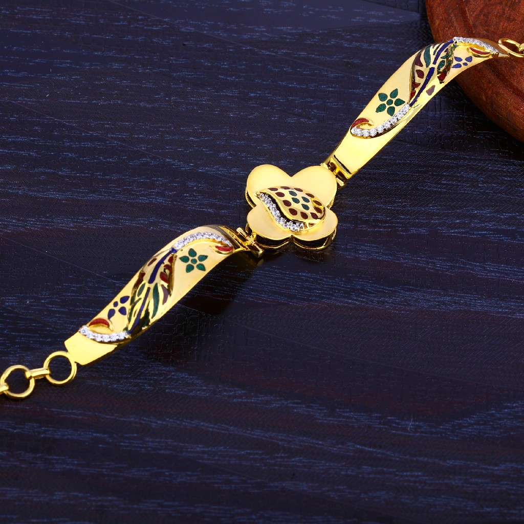 22kt Gold classic Womens Bracelet LB205
