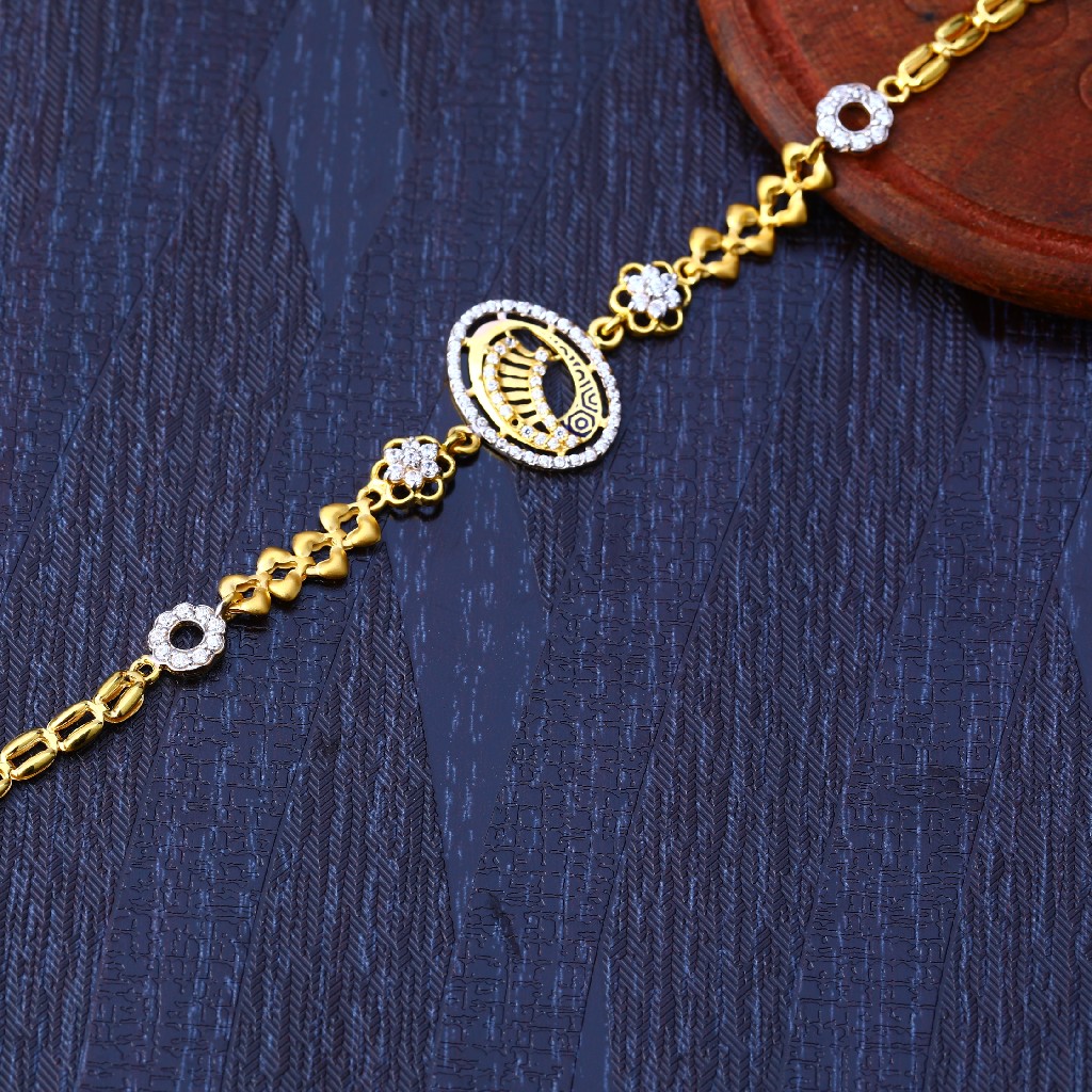 916 Gold Bracelet for women LB213 - Image 3