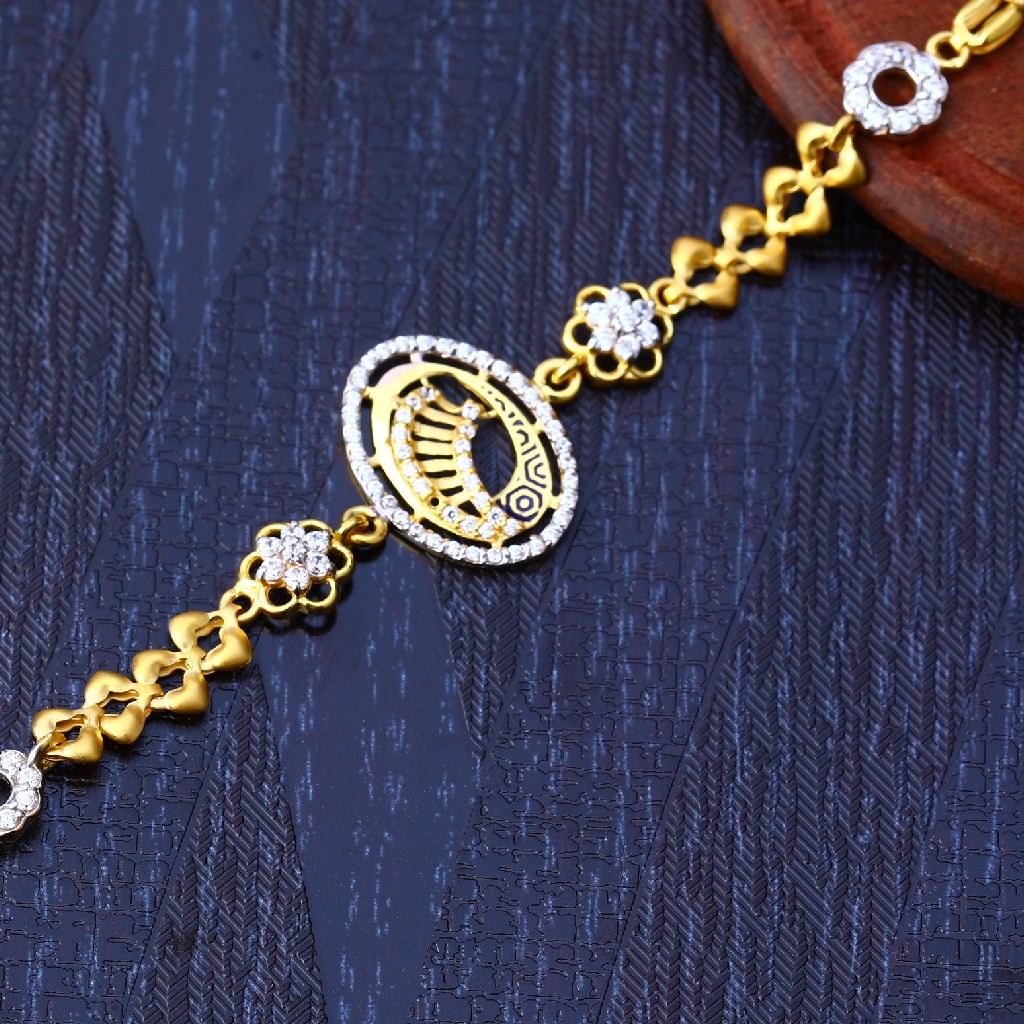 916 Gold Bracelet for women LB213 - Image 2