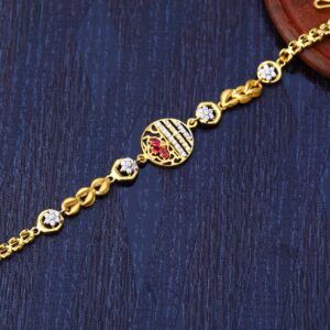916 Gold Designer Ladies Bracelet LB217