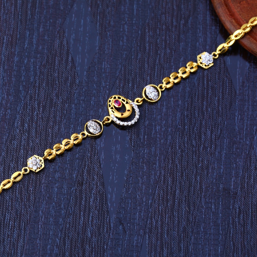 22ct Gold Designer Hallmark Bracelet LB222