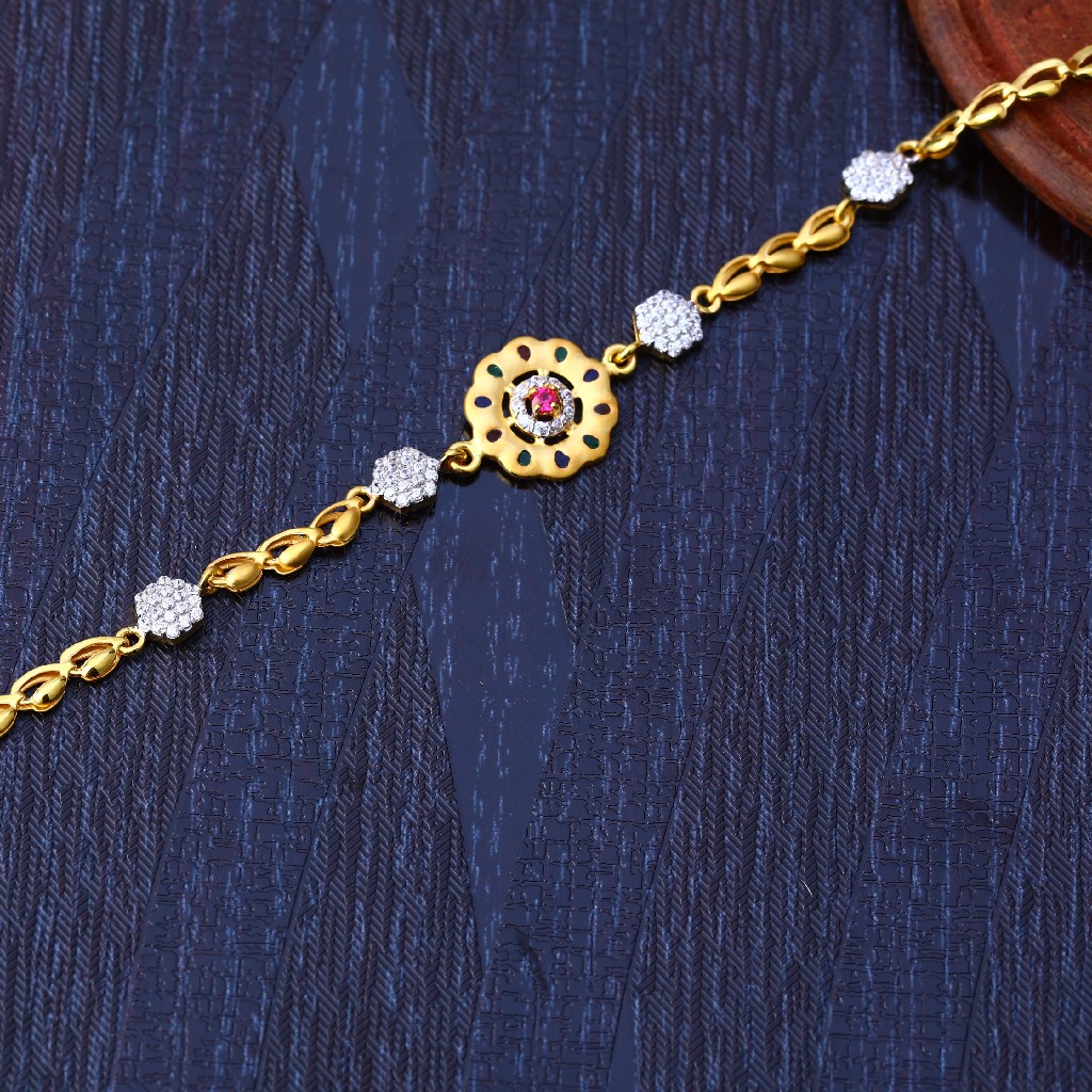 916 Gold Audacious Ladies Bracelet LB223