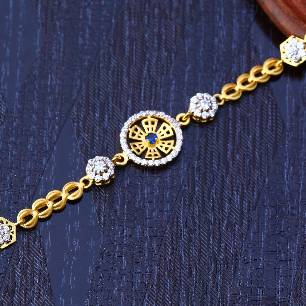 916 gold womens fancy bracelet lb228 - Image 3
