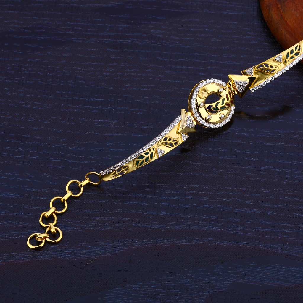 916 Gold Hallmark Ladies Bracelet LB249