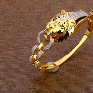 916 Gold Mens Kada Bracelet MKB20