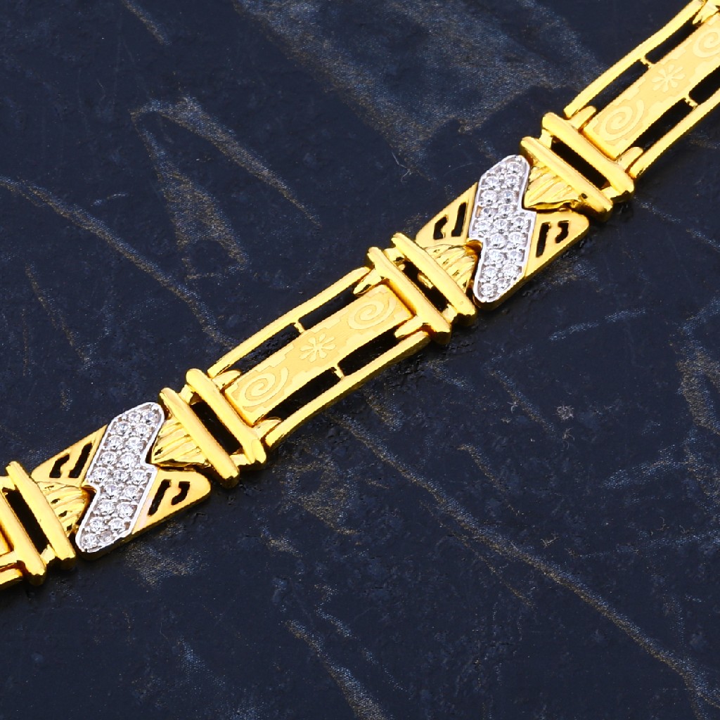 22ct Gold Fancy Designer Bracelet MCB82 - Image 2