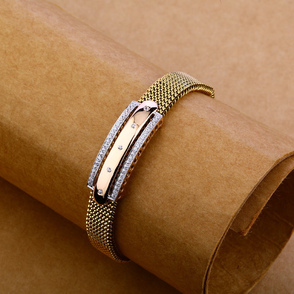 750 Rose Gold stylish Bracelet MLB109