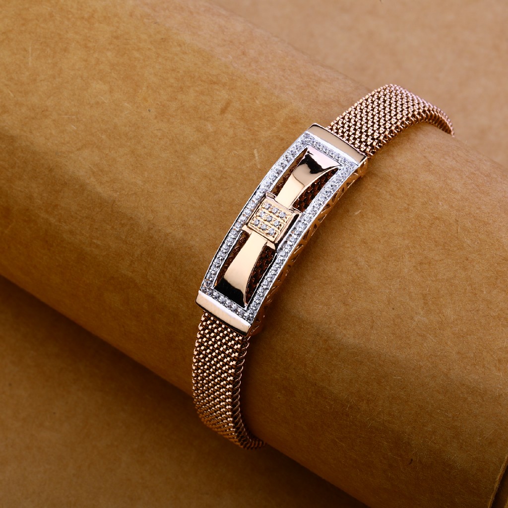 750 Black Chain Rose Gold Bracelet MLB111