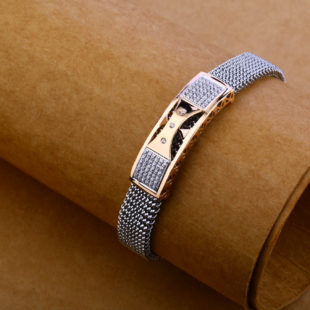 750 rose gold hallmark executive bracelet mlb115