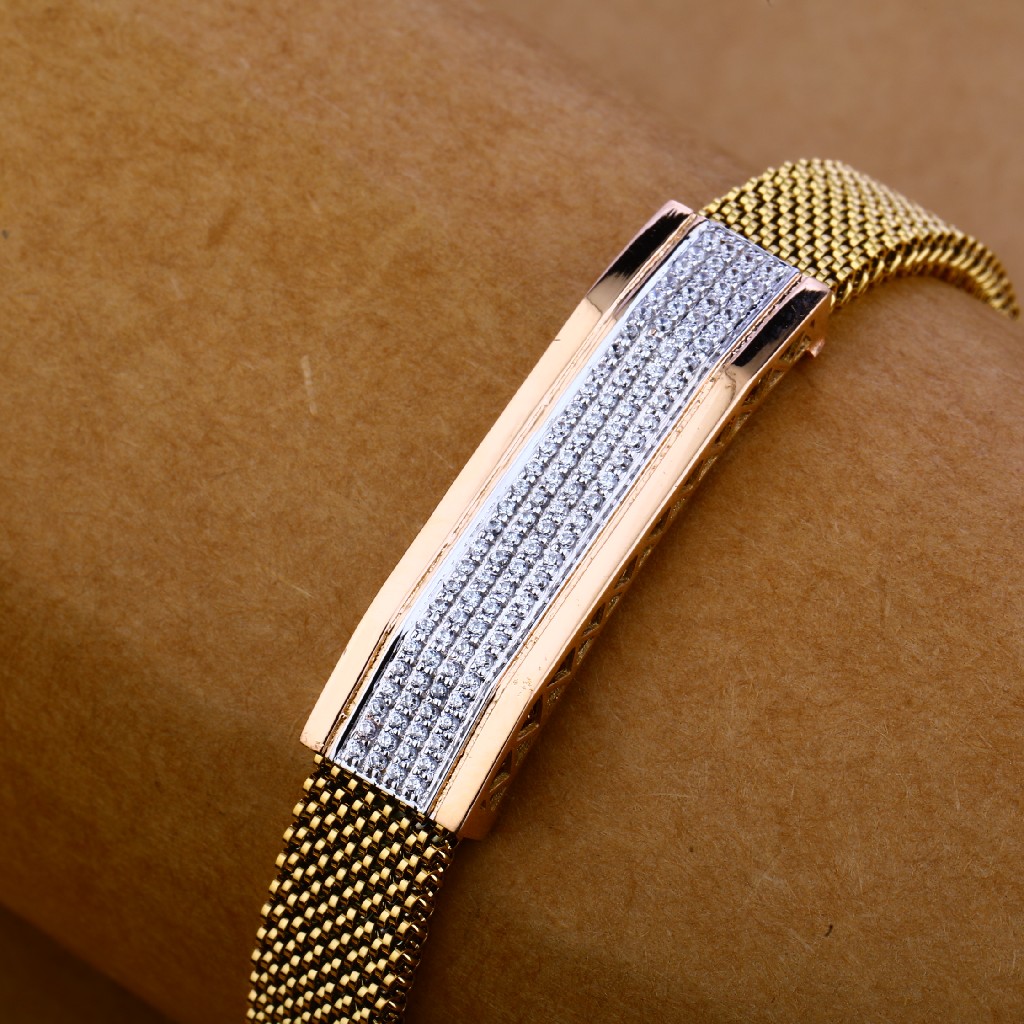 750 Rose Gold Designer Bracelet MLB120 - Image 2