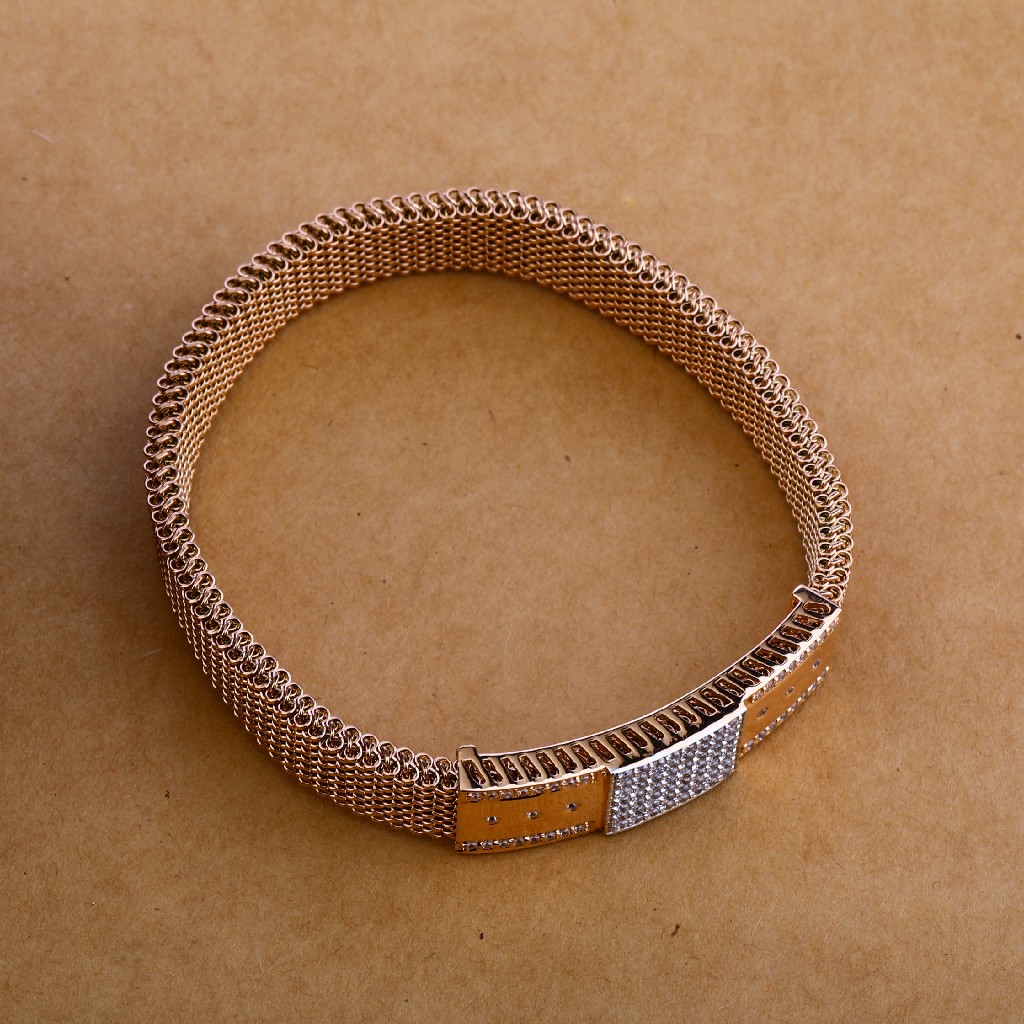 750 Rose Gold Fancy Bracelet MLB121 - Image 3