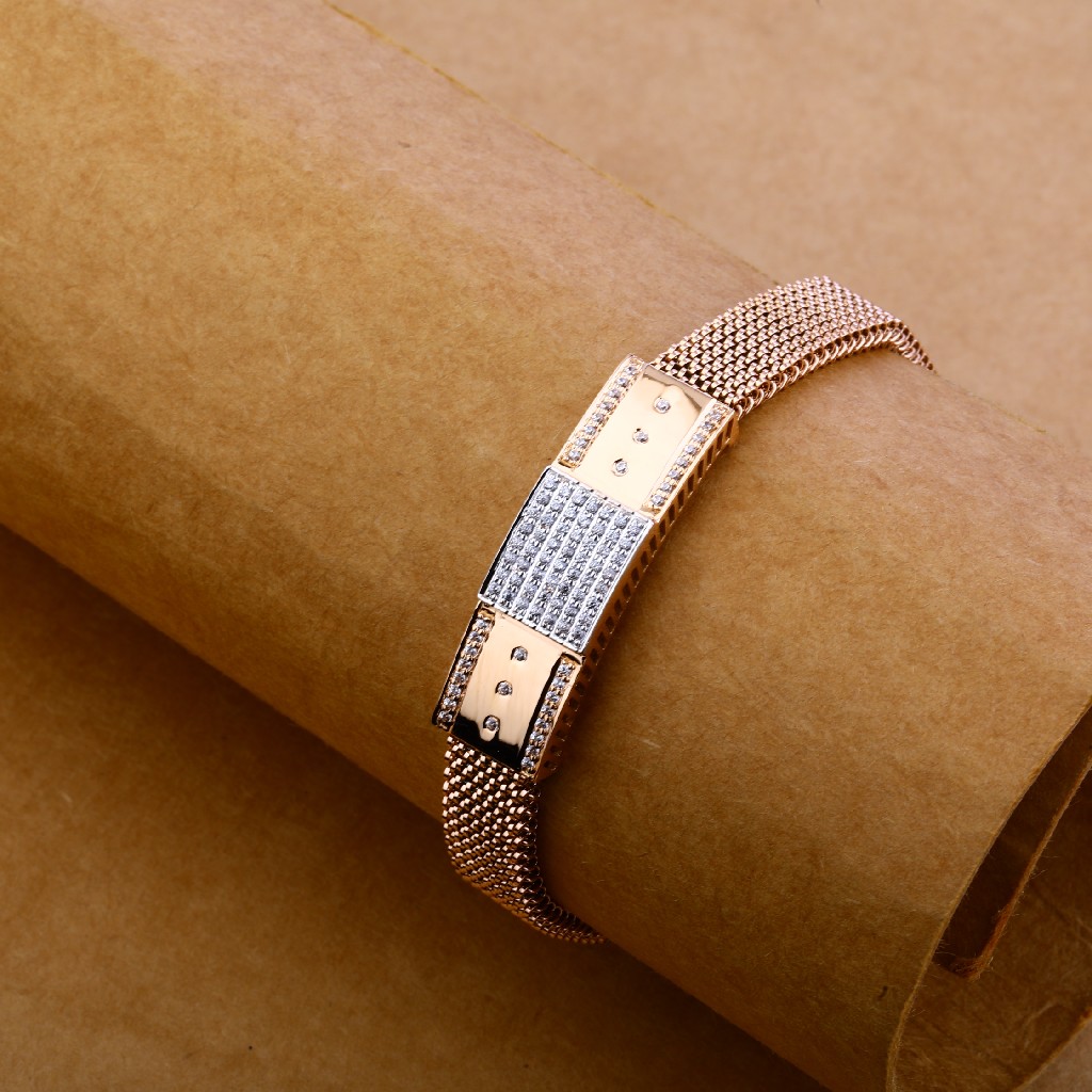750 Rose Gold Fancy Bracelet MLB121