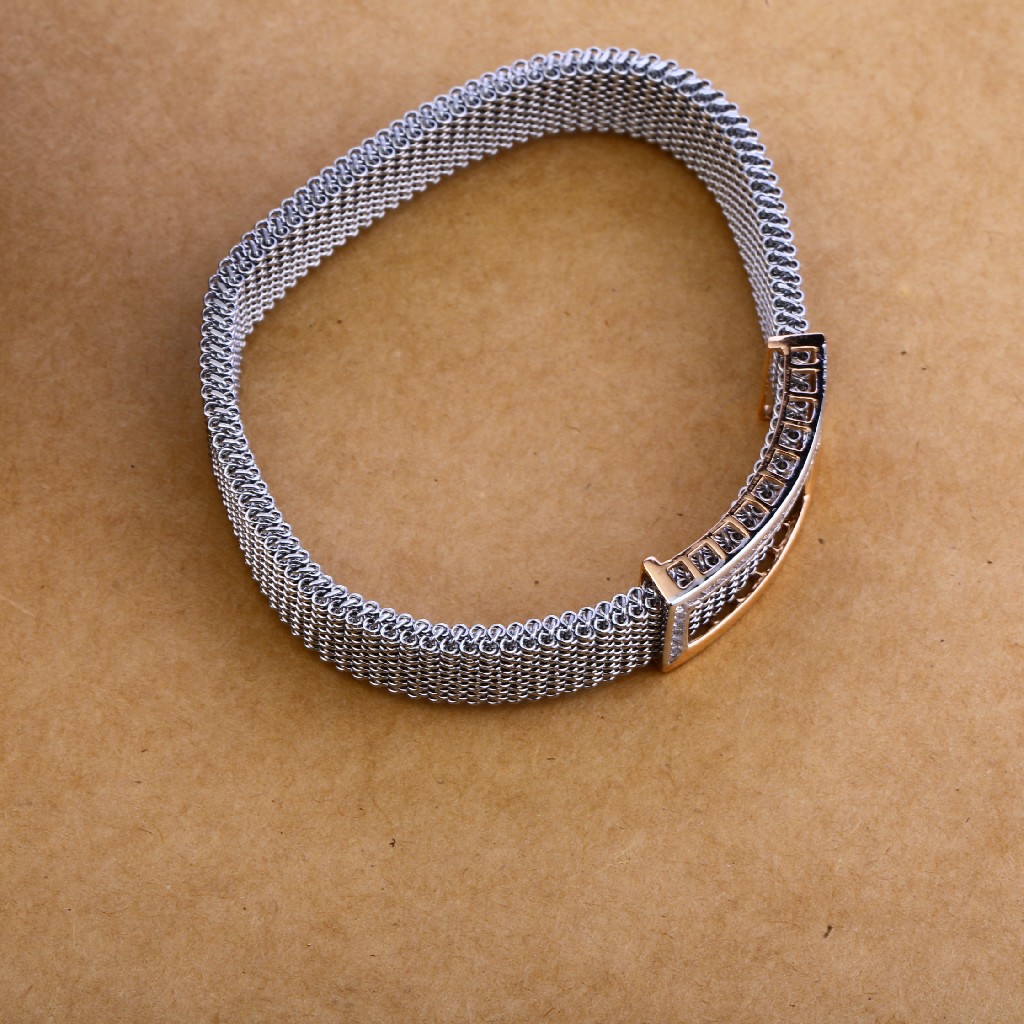 750 Rose Gold Chain Bracelet MLB123 - Image 3