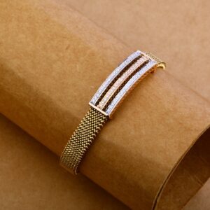 750 Rose Gold Cz Bracelet MLB125
