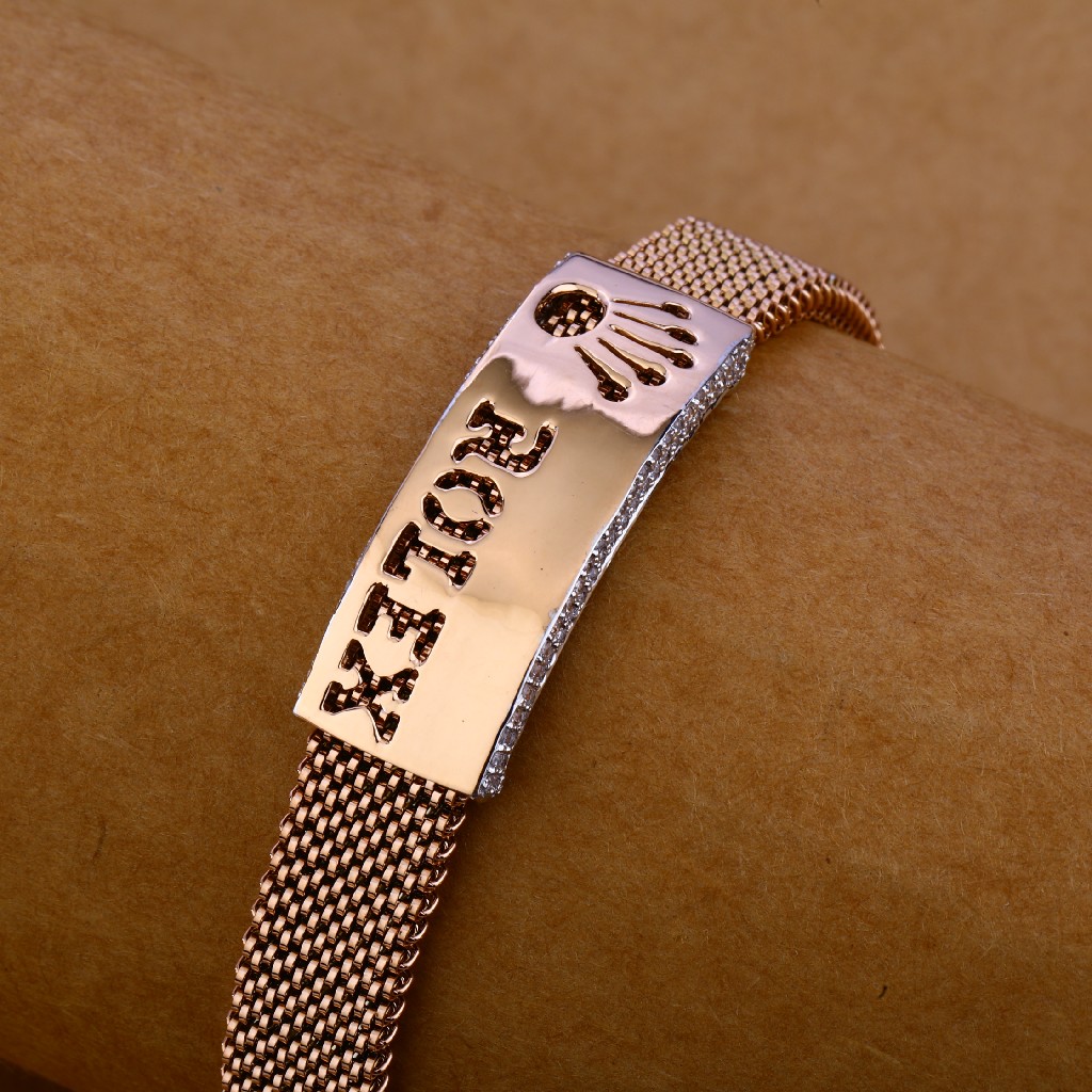 750 Rose Fancy Chain Bracelet MLB108 - Image 3