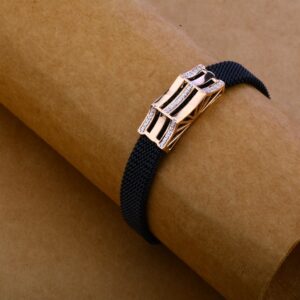 18kt Rose Gold stylish Hallmark Bracelet MLB176