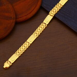 916 Gold Mens Designer Bracelet MPB180
