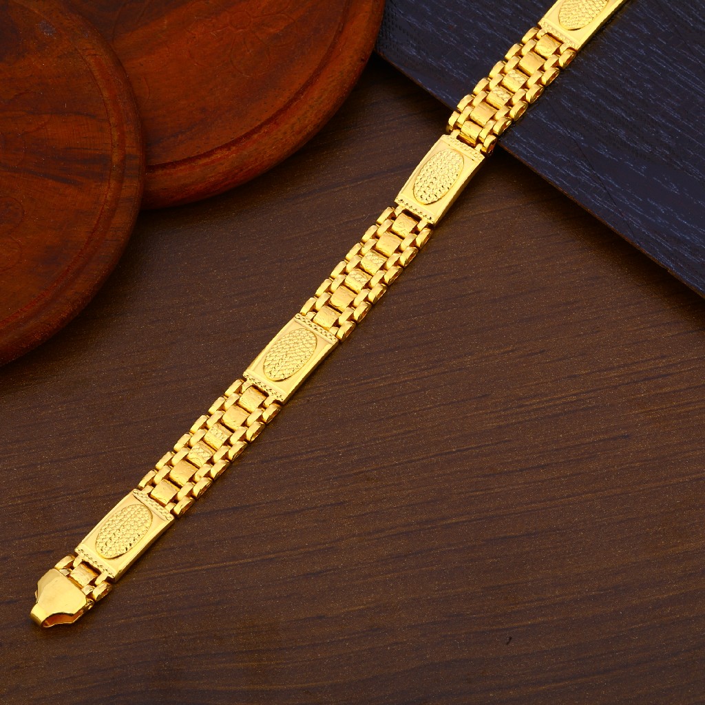 916 Gold Mens Designer Bracelet MPB180