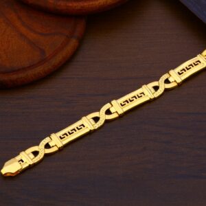 916 Gold Mens Fancy Bracelet MPB183