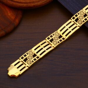 22kt Gold Mens classic Bracelet MPB186