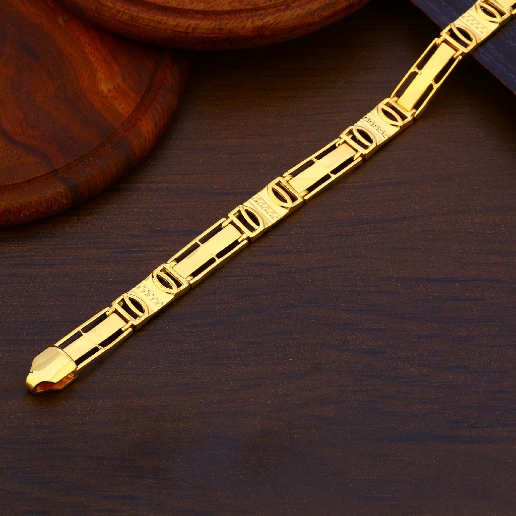 916 Gold Designer Bracelet For men MPB205