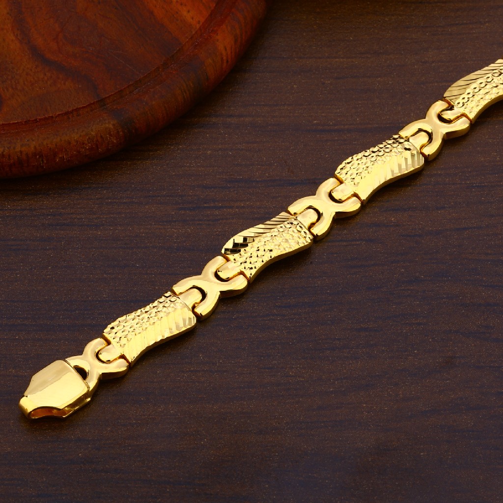 916 Gold Stylish Hallmark Bracelet MPB206