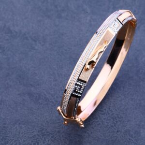 916 Gold Jaguar Design Bracelet MPLKB25