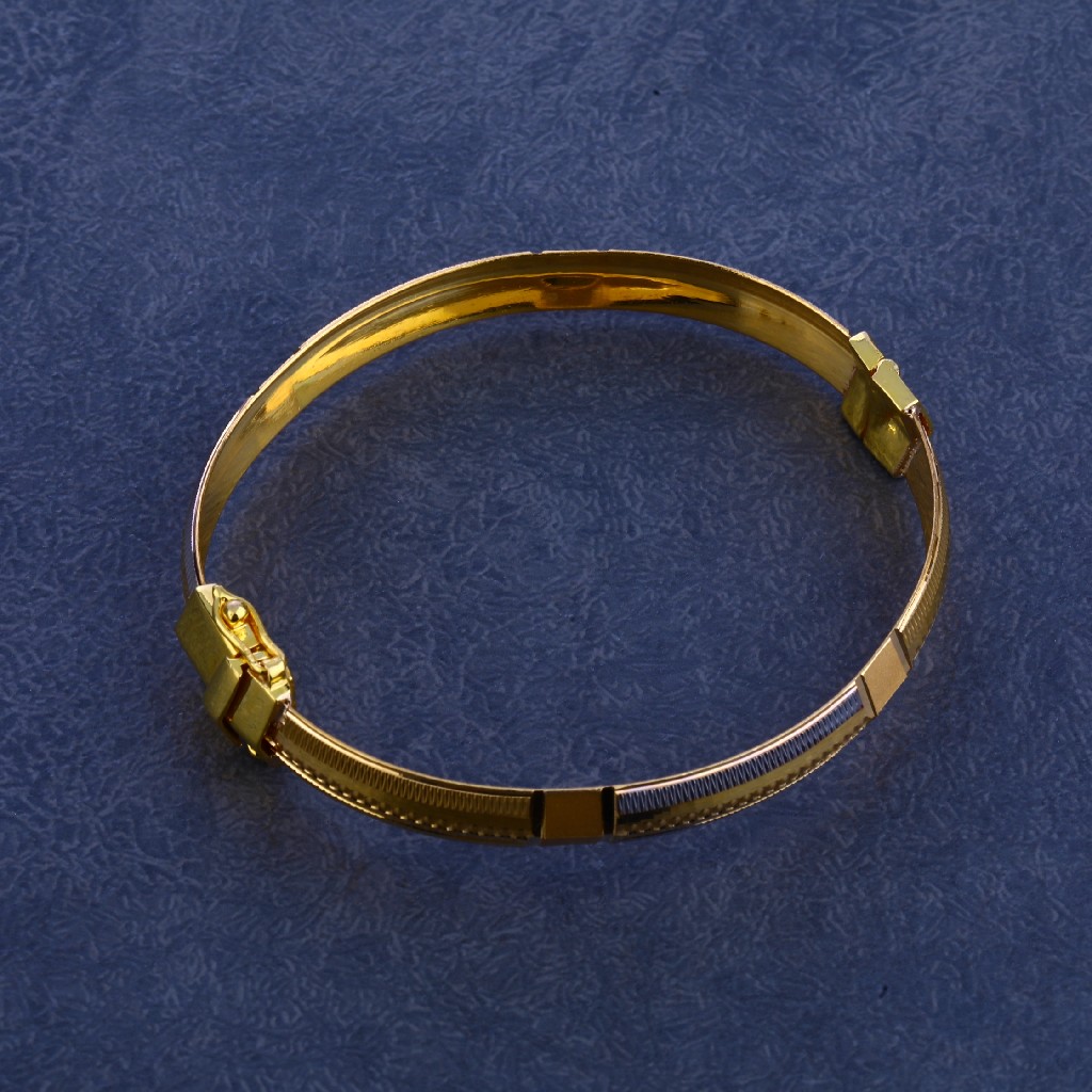 916 Gold Luxurious Kada MPLKB31 - Image 2