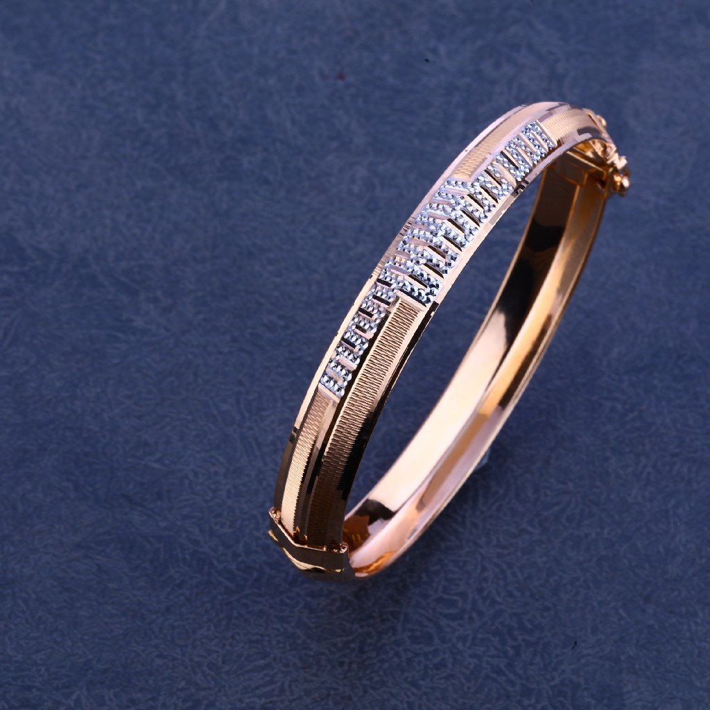 916 Gold Punjabi Stylish Kada MPLKB35