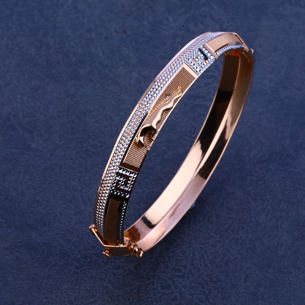 916 Gold Classic Designer Kada MPLKB36
